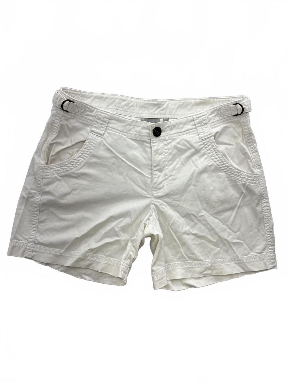 Athleta White Casual Adjustable Waist Shorts